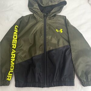 Under Armour Kids' Green and Black windbreaker